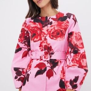 NWT Tuckernuck Cerise Blossom Long Sleeve Rhoda Tunic Top size 8.